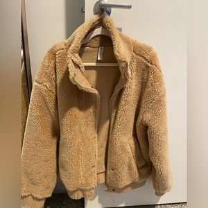 All Yoga high pile teddy fleece Coat & Jacket